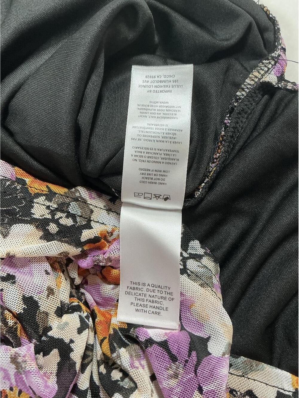 Lulus Floral Ruched Midi Dress Size S New With Tags - Picture 4 of 9